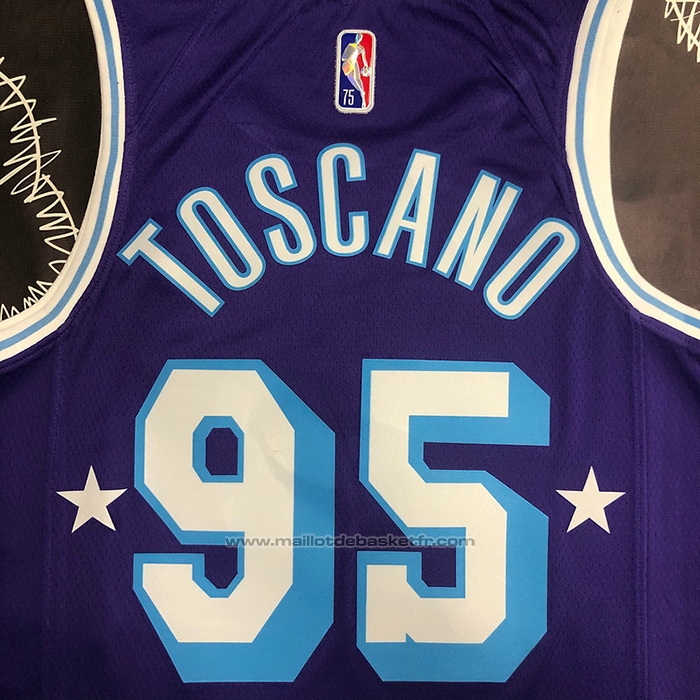 Maillot Los Angeles Lakers Juan Toscano-Anderson #95 Ville 2021-22 Volet